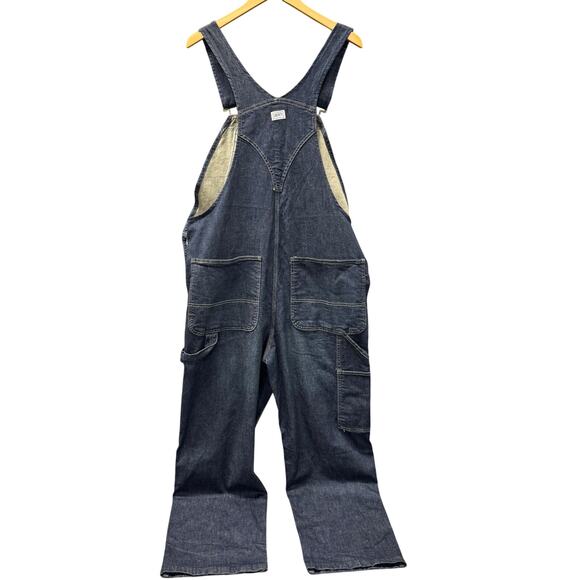 Liberty Bib Overalls Mens 38x30 (39x30 ACTUAL) Blue Denim Carpenter Utility - Picture 2 of 7
